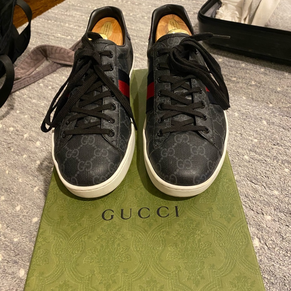 Gucci Ace GG Supreme Black